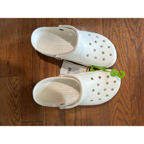 Crocs - White - women’s 12, men’s 10 - NWT - Picture 1 of 4
